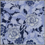 TT.1572 Kimono blue flowers