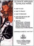 P3 Designs Ultimate Applique Template Paper