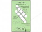Two-For Tablerunners Pattern by Pieced Tree Patterns
