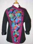 Panel Play Jacket - Panel of pieced batiks