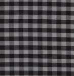 Vietnamese Silk Taffeta, Black and White Check