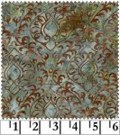 Java Batik 0081 Browns, Greens, and Blues