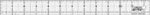 1071831 1 x 12  Frosted Acrylic Olfa Ruler - The Companion