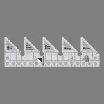 45° Strip Ruler For Half Square Triangles by Creative Grids
