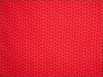 Black Paw Prints on Red