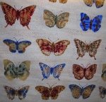 Butterflies on Tan Background