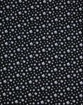 White Paw Prints - on Black Background