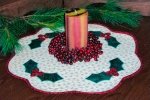 Winter Table Topper - Holly - Pattern