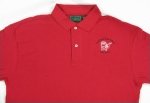 (c) Mens Red Polo Golf Shirts Large