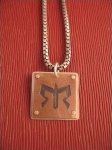 Square Copper and Silver Ragnar Logo