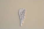 Large Sterling Silver Wing