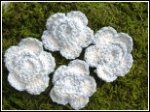 Multilayered Knitted Flower - BLUE 