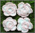 Multilayered Knitted Flower - PINK 
