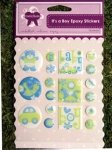It's a Boy - Epoxy Sticker 