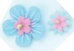Fancy Felt Flower - BLUE