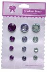 Gradient Gem Brads - PURPLE
