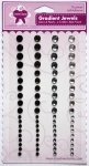 Gradient Gem Sticker - BLACK
