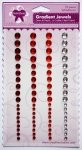 Gradient Gem Sticker - RED 