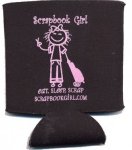 Scrapbook Girl Can Koozie