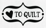 Lilly Belle Signs by Kati Cupcake-Love To Quilt decal