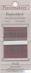 Piecemakers Embroidery Needles  size 8