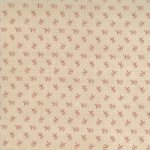 Tan print with small red floral