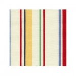 White with primary colors stripe