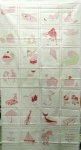 Pink Alphabet Panel