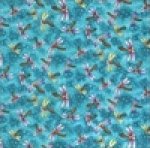 Blank Quilting Pixie Patch II 5914 Dragon Flies Turquoise