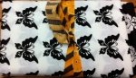 Fabric Kits - Black and White Butterflies