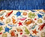 Fabric Kits - Sea Creatures and Dark Blue