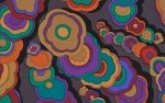 Kaffe Fassett-Kite Tails-GP122-BLACK