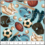 Riley Blake Designs-Play Ball-RB-C2510-BLUE