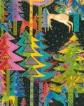 Clothworks-Laurel Burch-Holiday Celebration-LB-Y0801-3M