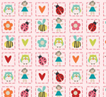 Riley Blake Designs-Alphabet Soup-RB-C2581-PINK