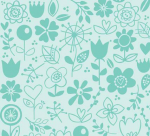 Sunny Happy Skies-Riley Blake Designs-RB-C2732-BLUE-FLORAL