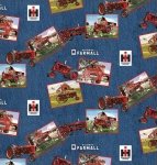 Farmall Tractors with Postcards