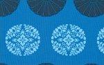 Amy Butler-Cameo-Pressed Flowers-AB-096-Cobalt