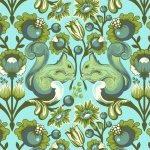 Tula Pink-Birds and Bees-Squirrel