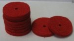 Spool pin felts, red (Set of 4)