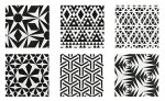Triangle Rubbing Plates by Cedar Canyon Textiles