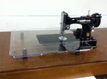 Sew Steady Portable Table for Singer 221 Featherweight, Black 18 inches x 18 inches 