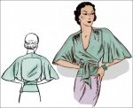1930's Butterfly Blouse