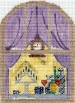 Window with Menorah