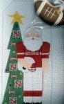 U of Nebraska Santa w/Football