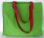 Tote Bag Lime/Pink Handles