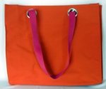 Tote Bag Orange/Pink Handles