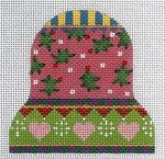 Hearts & Holly Nordic Bell