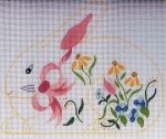 Sitting Bunny Springtime