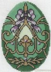 Fabrege Egg - Green & Lavendar